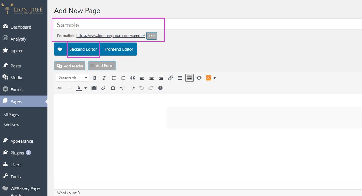 How to Add a New Page in WordPress